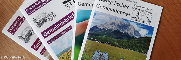 Bild mit Gemeindebriefen