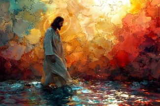 Jesus auf dem Wasser