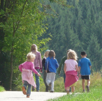 Wanderung kinder