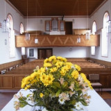 Erlöserkirche Tirschenreuth: Altar von hinten